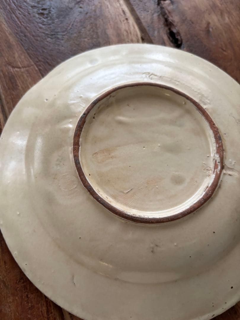 【4枚セット✨】デッドストック　ソンべ焼　ソンべ焼き　中皿　小皿ベトナム