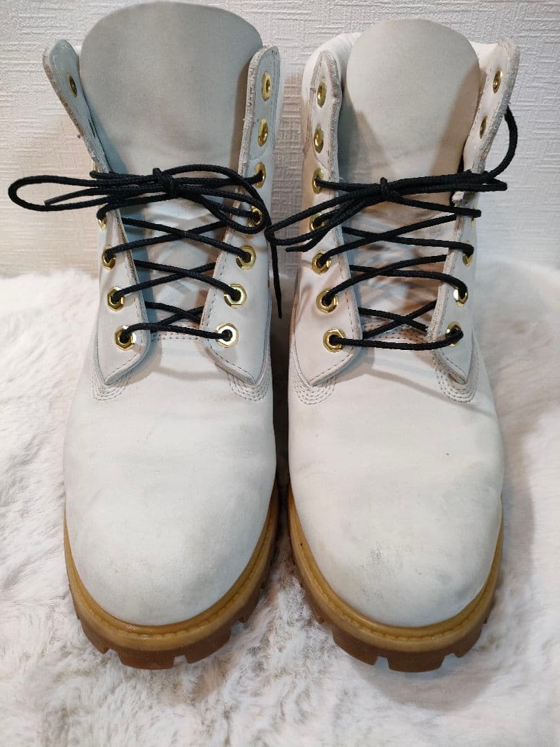 Timberland ティンバーランド プレミアムブーツ ホワイトヌバック