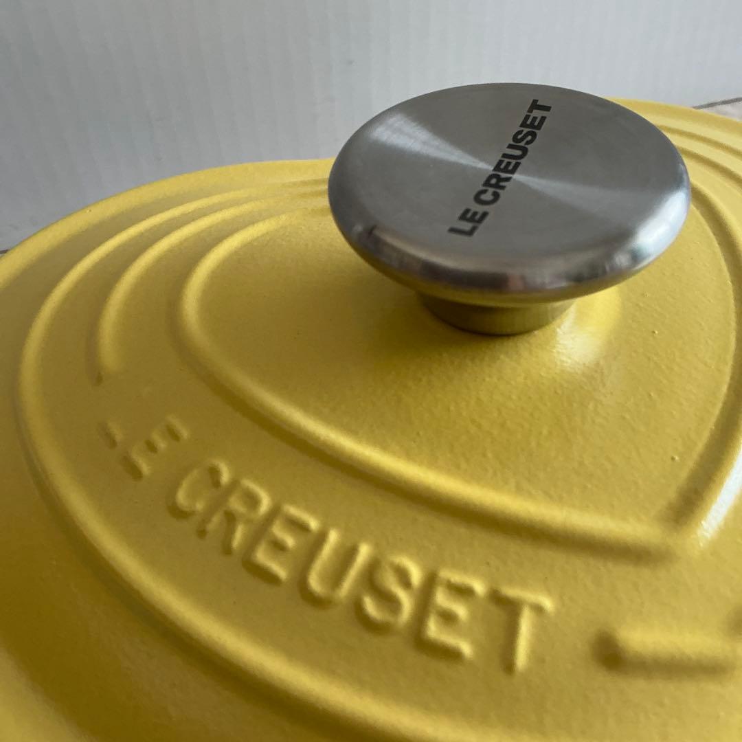 ルクルーゼ　　ダムール　ディッシュ 20cm ミモザ