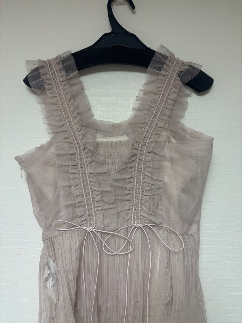 【SNIDEL】Sustainableチュールキャミブラウス