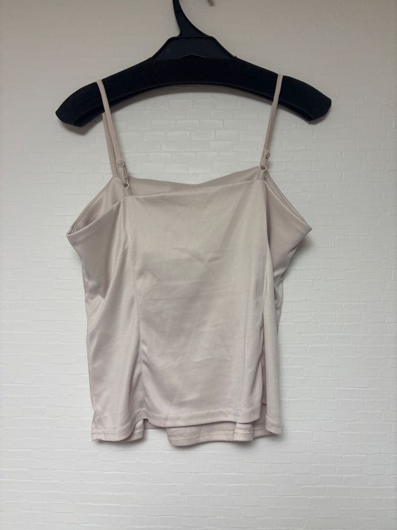 【SNIDEL】Sustainableチュールキャミブラウス