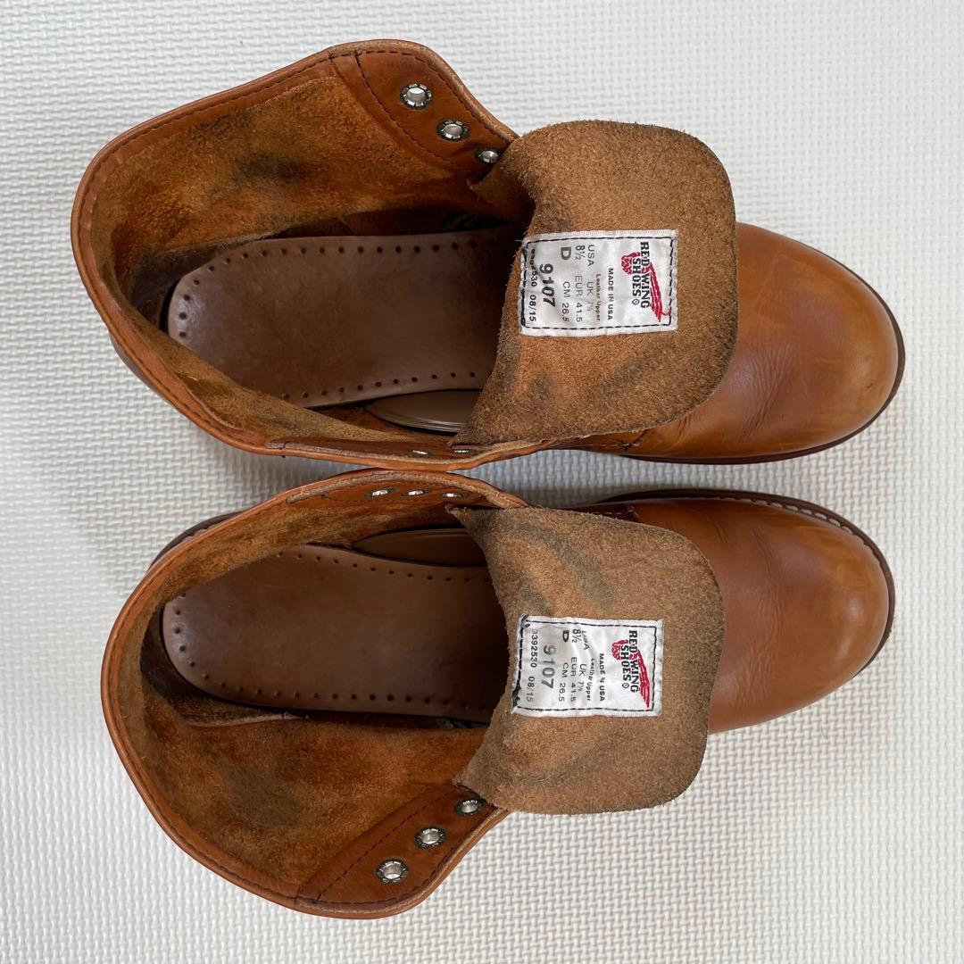 か*ん様 RED WING ワークブーツ 9107 6クラシックラウンド　26.