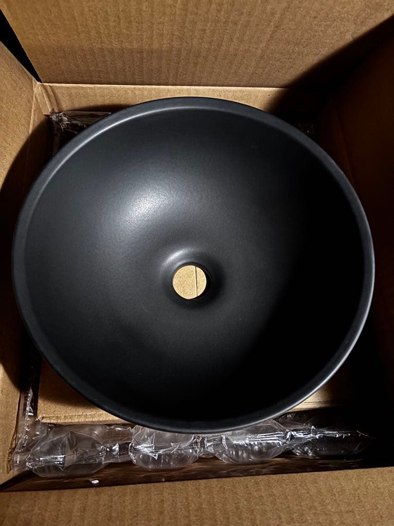 リラインス　LSM3-SU モノクローム・シリーズ 置き型手洗器 墨染