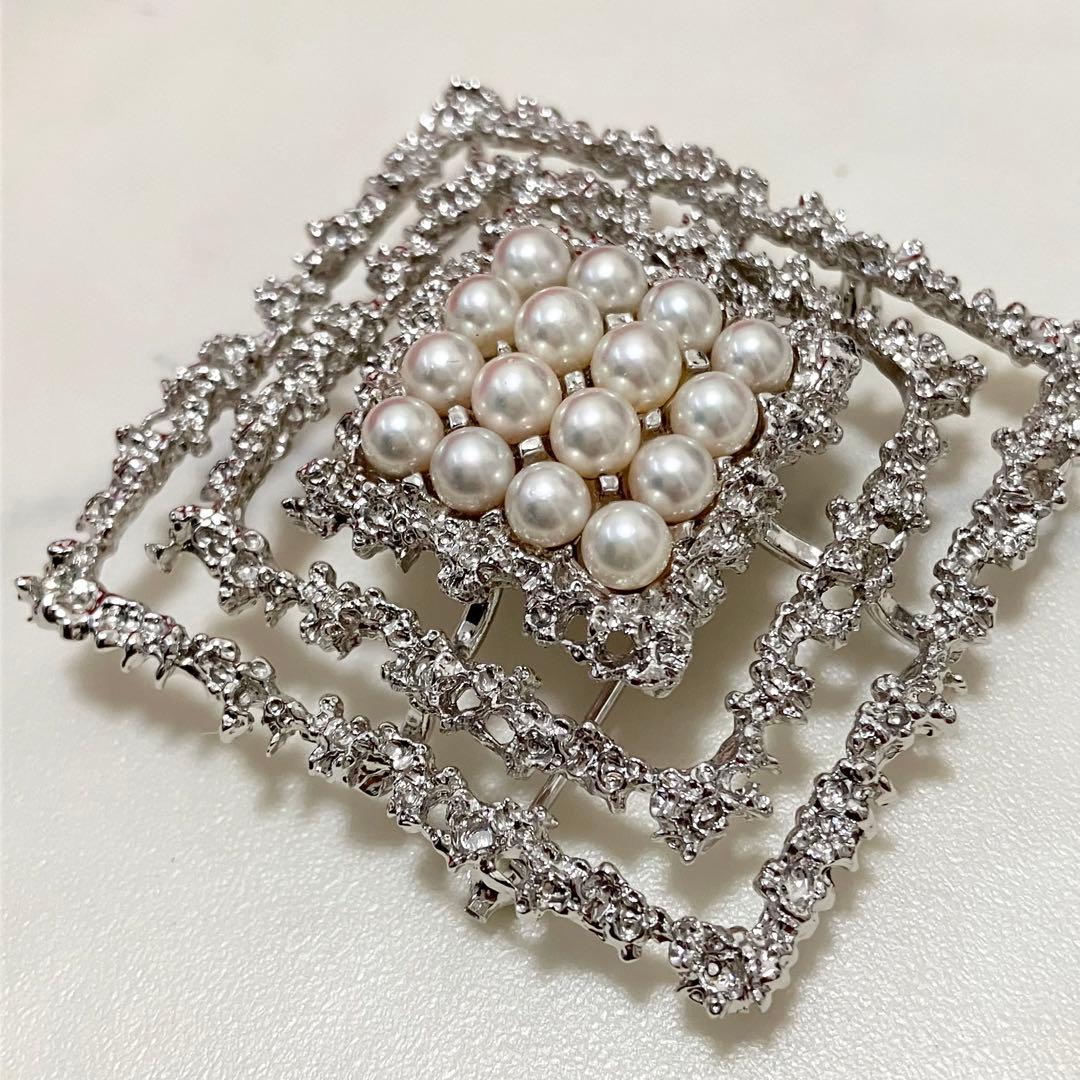 TASAKI✨田崎真珠　パールブローチ　12粒　ベビーパール