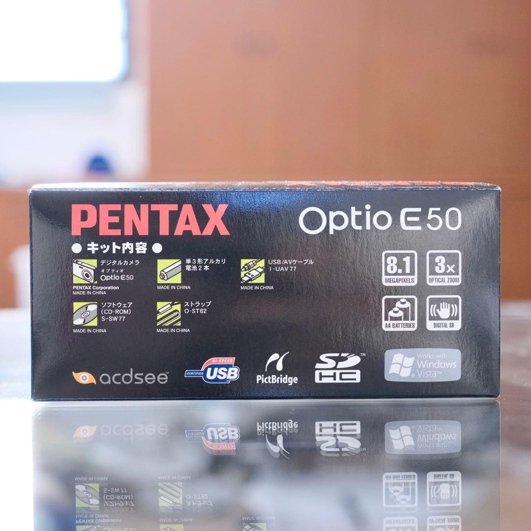 新品未使用 名機 CCD 平成レトロ コンデジ PENTAX Optio E50