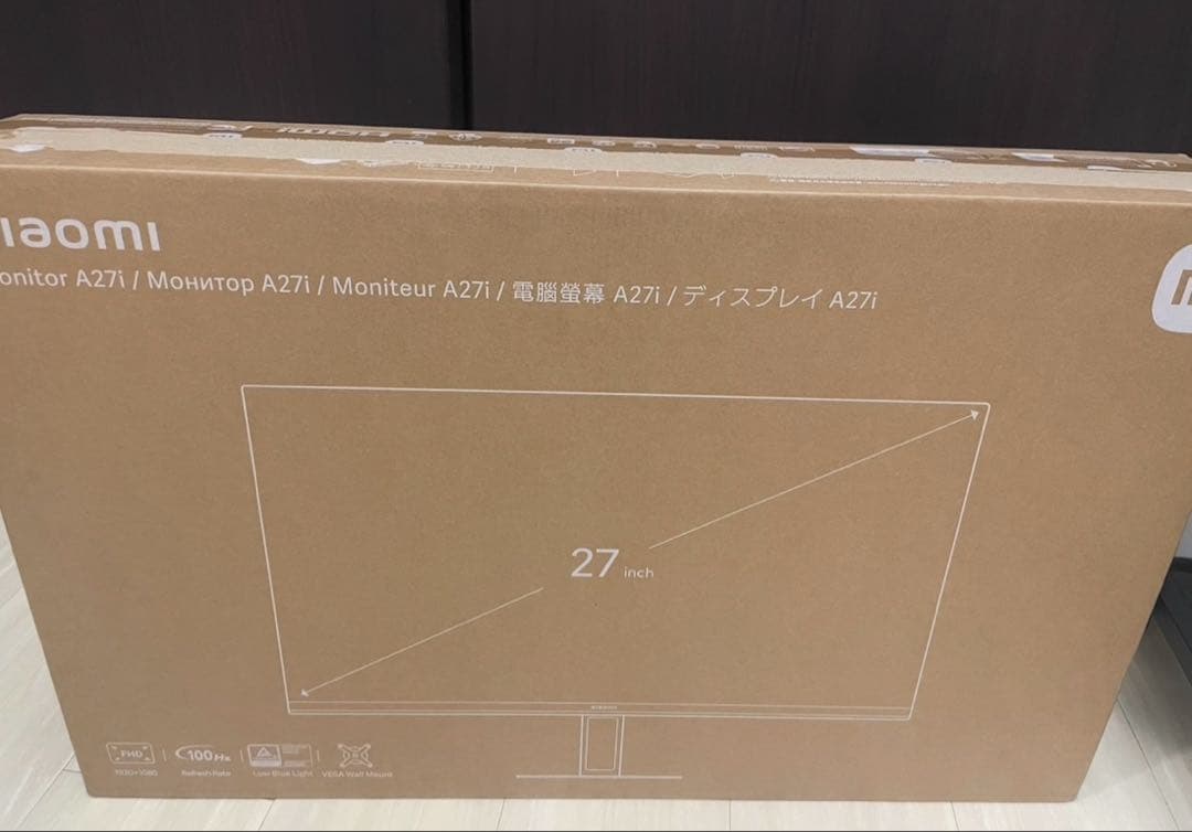 【美品】Xiaomi モニター A27i 27インチ フルHD 100Hz