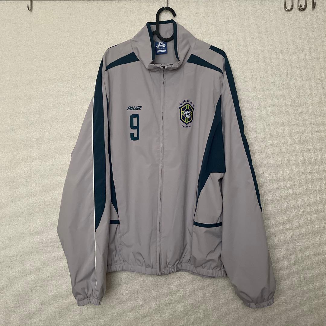 PALACE PRO TEAM 02 SHELL JACKET ライトグレー L