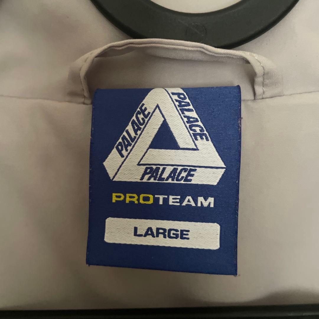 PALACE PRO TEAM 02 SHELL JACKET ライトグレー L