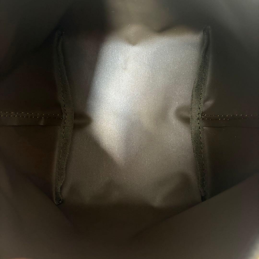 【美品】エルベシャプリエ　2885W コーデュラナイロン舟型ショルダーSカモフラ