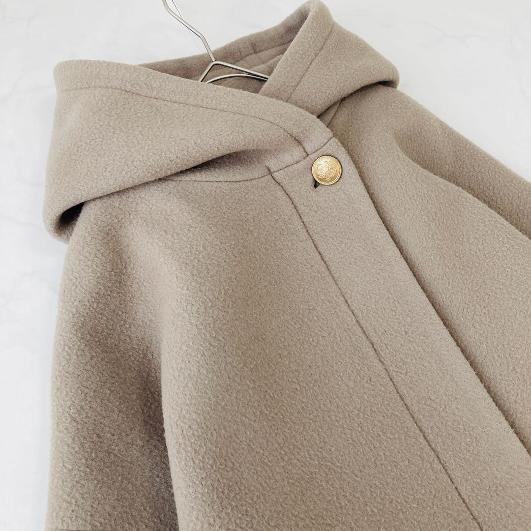 23AW✨ヴェルメイユパーイエナ　フードコートオーバーサイズ　モカベージュ