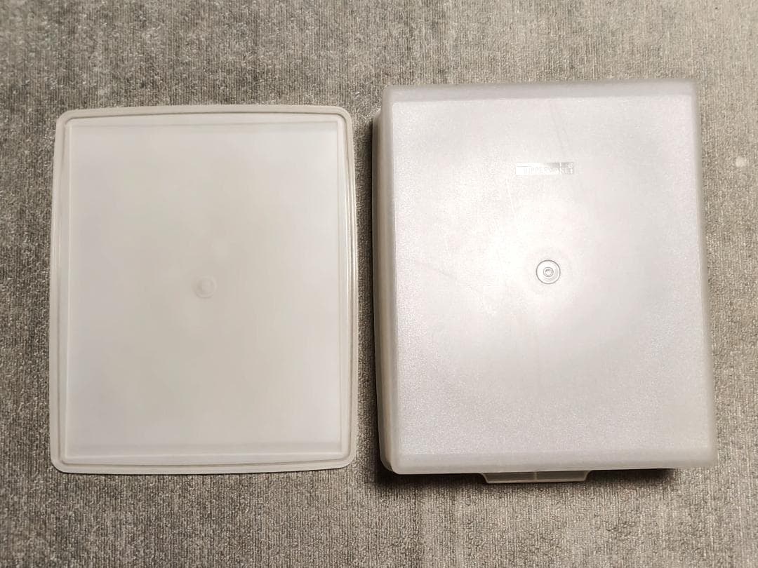 4点セット タッパーウェア スーパーケース クリア 衣装ケース