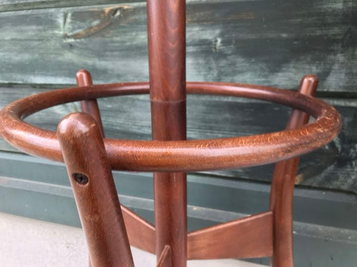 ★秋田木工akimoku曲木ポールハンガー/コートスタンド傘立て