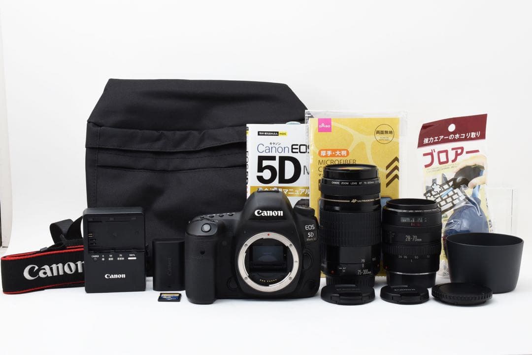 デジタル一眼レフCanon EOS 5D MARK IV標準&望遠レンズセット