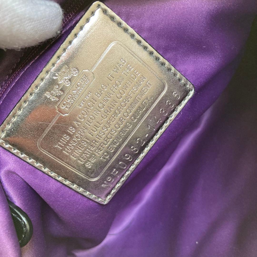 極美品 vintage coach old archive hobo ブラック