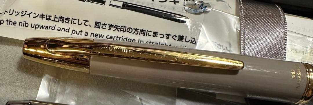 【ナガサワ限定】海岸ストーングレー 万年筆 パイロット キャップレスデシモ FM