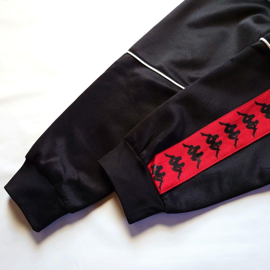 ☘️新品 カッパ Kappa トラックジャケット ジャージ ユニセックス 黒 L