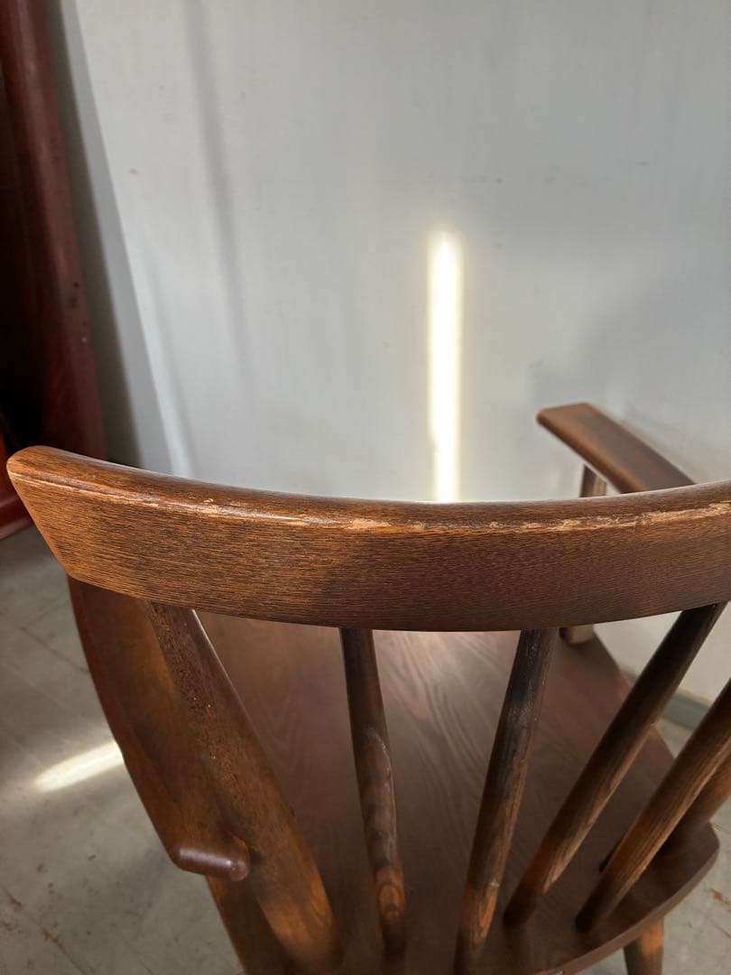 ナガノインテリア　ダイニングチェア　SKC069ー0WB 回転式　1