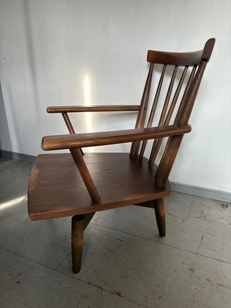 ナガノインテリア　ダイニングチェア　SKC069ー0WB 回転式　1