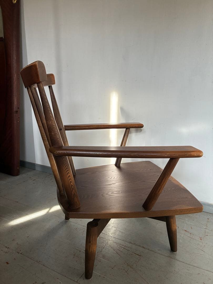 ナガノインテリア　ダイニングチェア　SKC069ー0WB 回転式　1