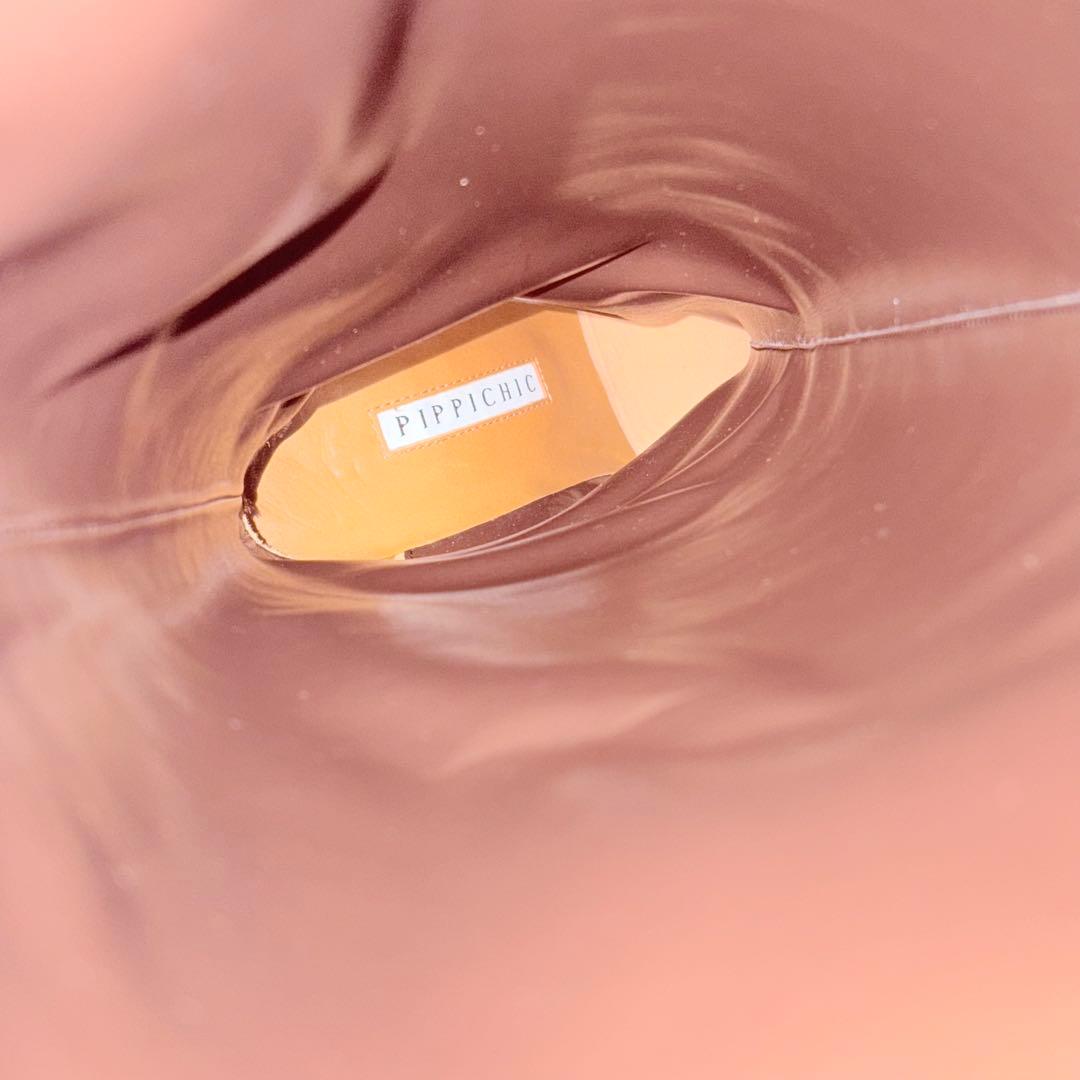 pippichic ポインテッドトゥ　ロングブーツ　ブラウン　23.5 茶