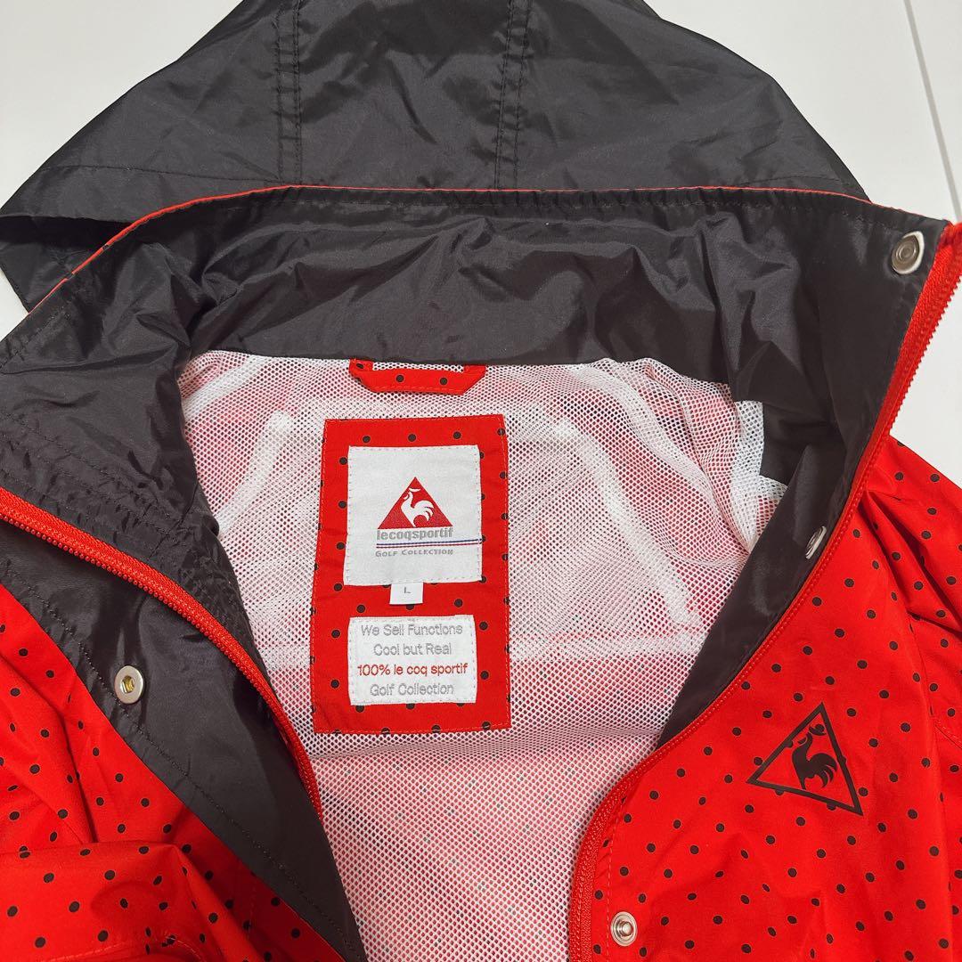 《美品》le coq sportif ワンピース型レインウェア