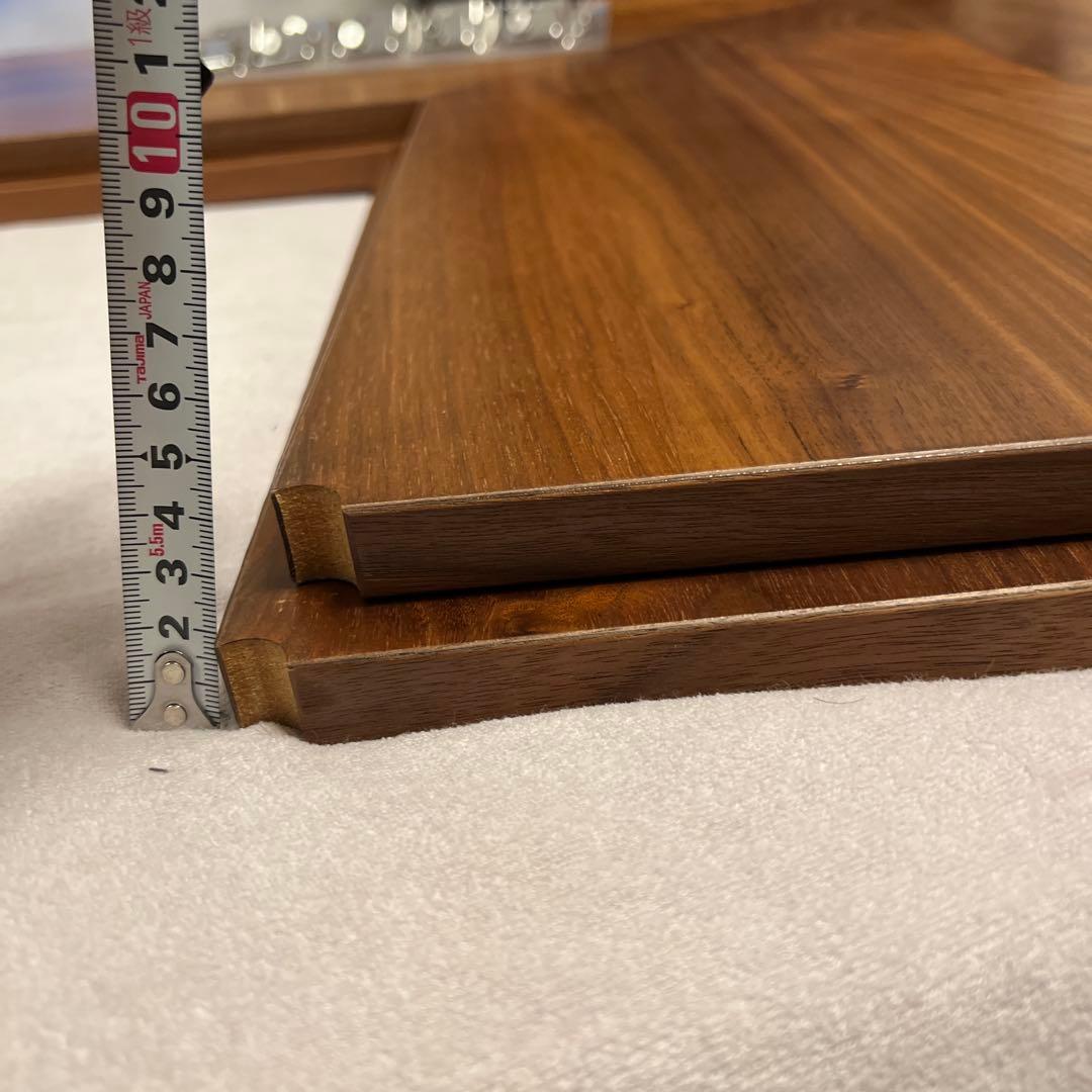 追加棚 コーナータイプ ウォールナット材 無印良品 ステンレスユニットシェルフ