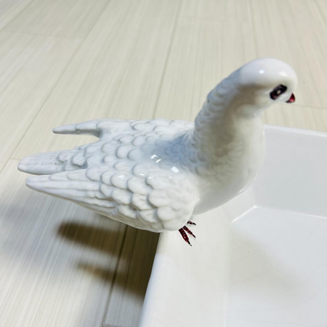 COSTA　コスタ　イタリア　オブジェ　花器　鳩　ハト　アンティーク　昭和レトロ