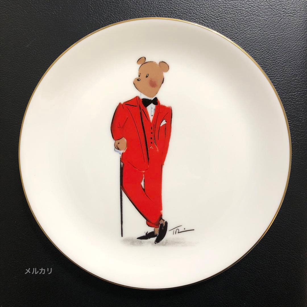 新品　英国　ハルシオンデイズ　ハル・ザ・ベア　プレート　4枚セット　クリスマス