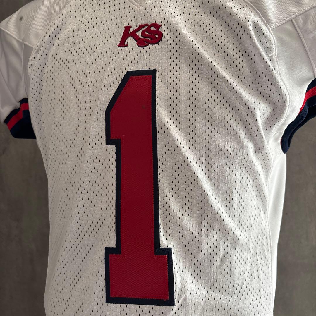 佼成学園アメフト部“LOTUS“試合用ジャージ ホワイト【選手実使用】