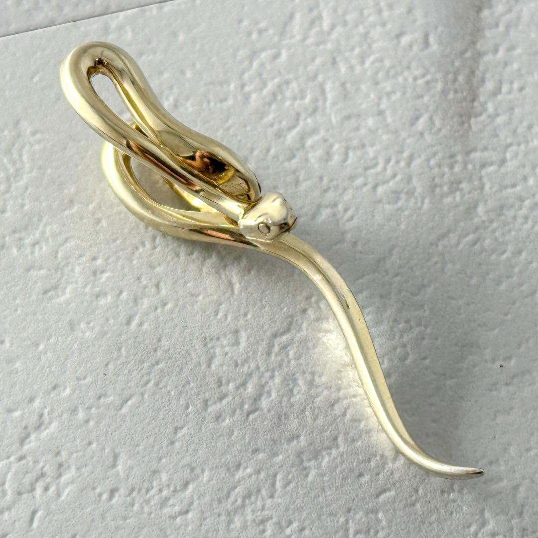 Jusitin　Davis　ラビリンス　ゴールドフィニッシュ　ピアス　スネーク