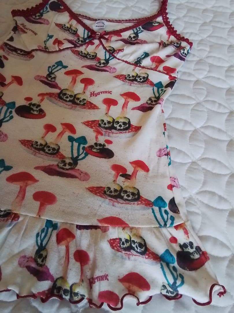 Hysteric Glamour スカル マッシュルーム キャミ2点 ※難あり