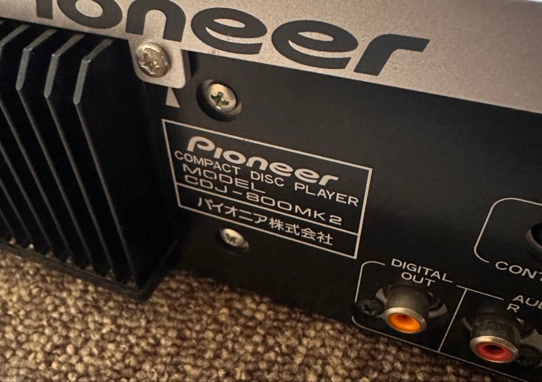 NO (1) Pioneer CDJ-800MK2 シルバー 動作確認済み