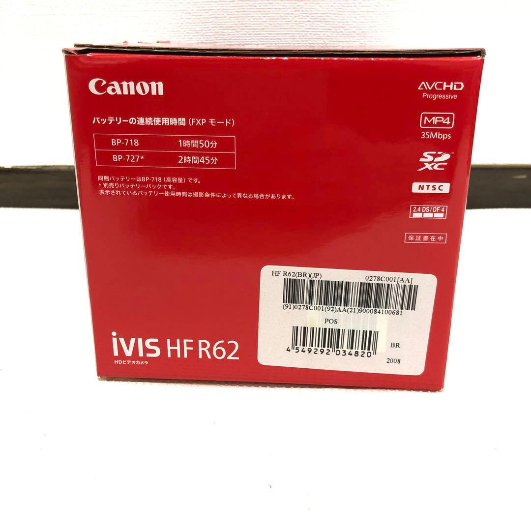 【美品】美品　Canon IVIS HF R62BR HDビデオカメラ