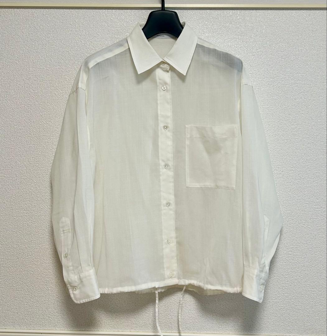 【FRAMeWORK】シアートロドロストレギュラーシャツ