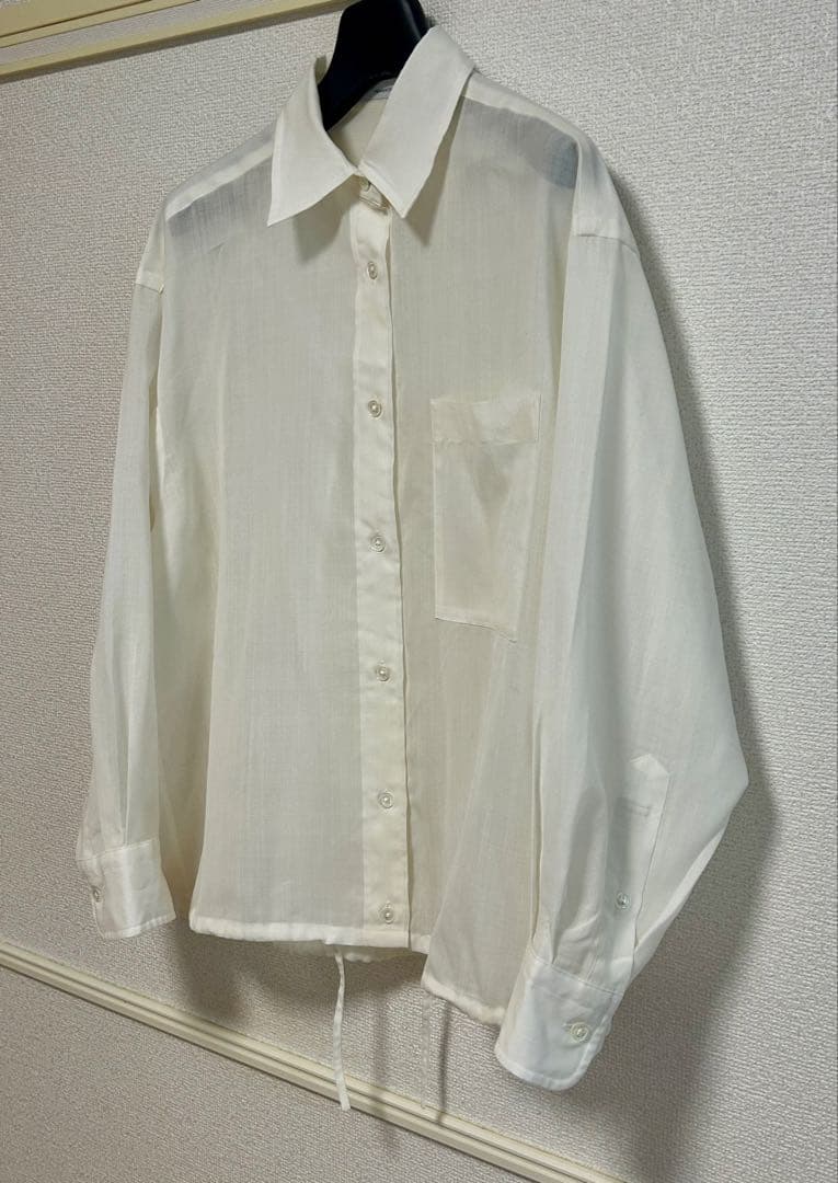 【FRAMeWORK】シアートロドロストレギュラーシャツ