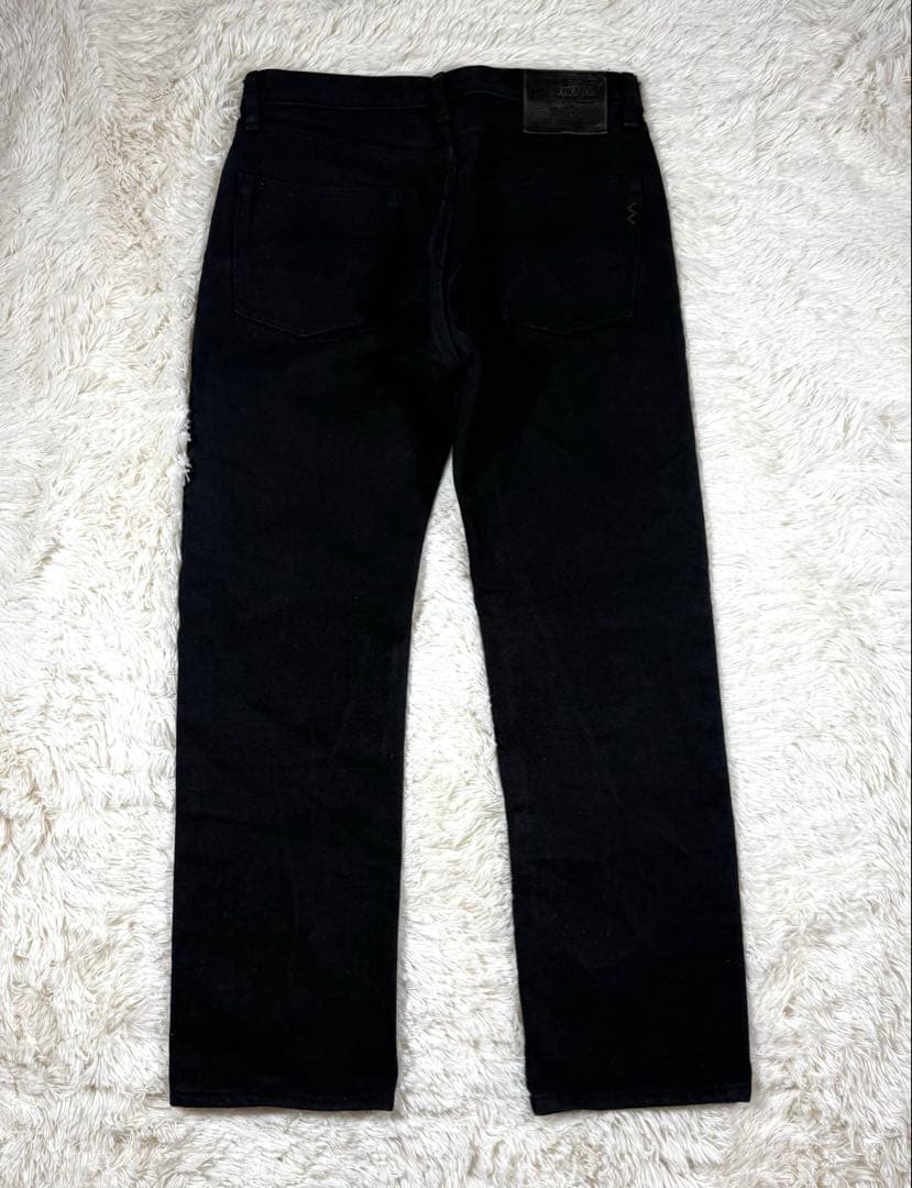 IRON HEART 21oz ブラックデニム 32
