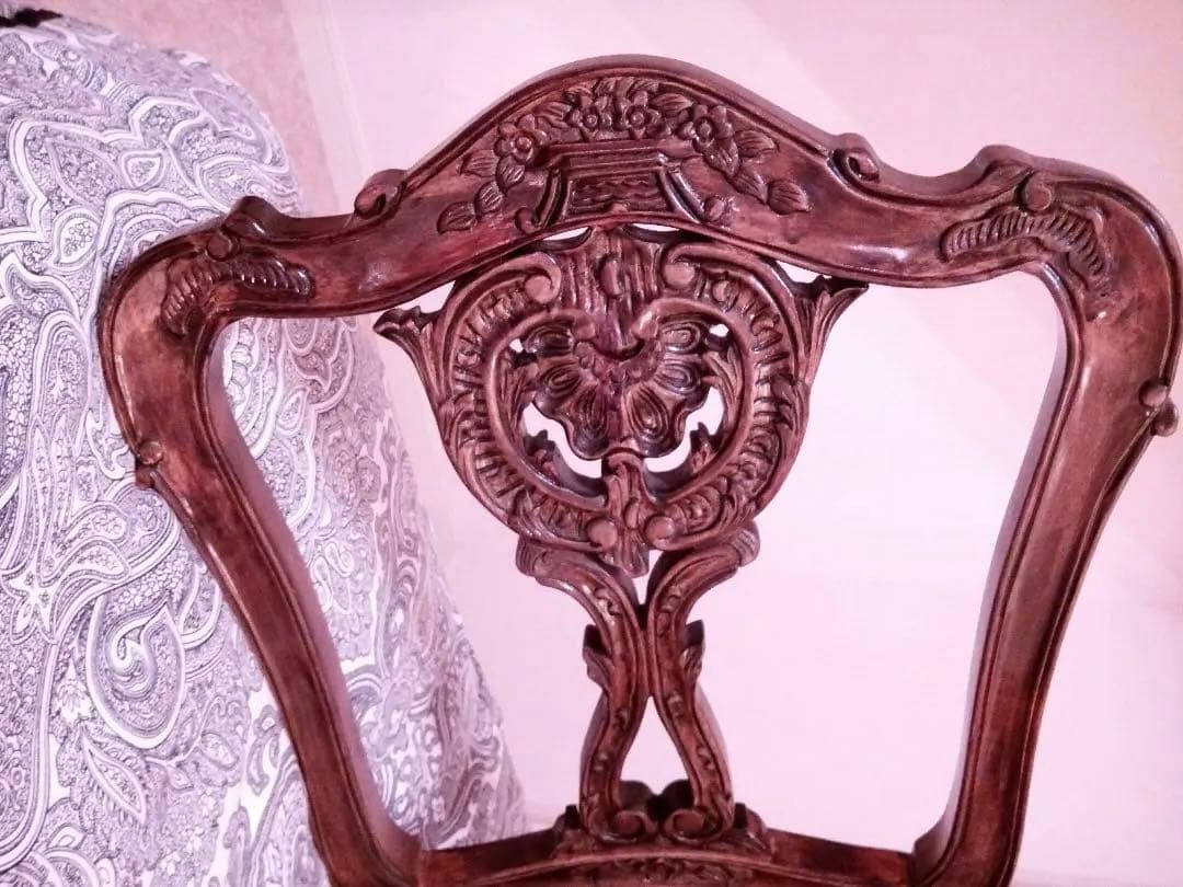 ロココ調ビクトリアンチェア一脚