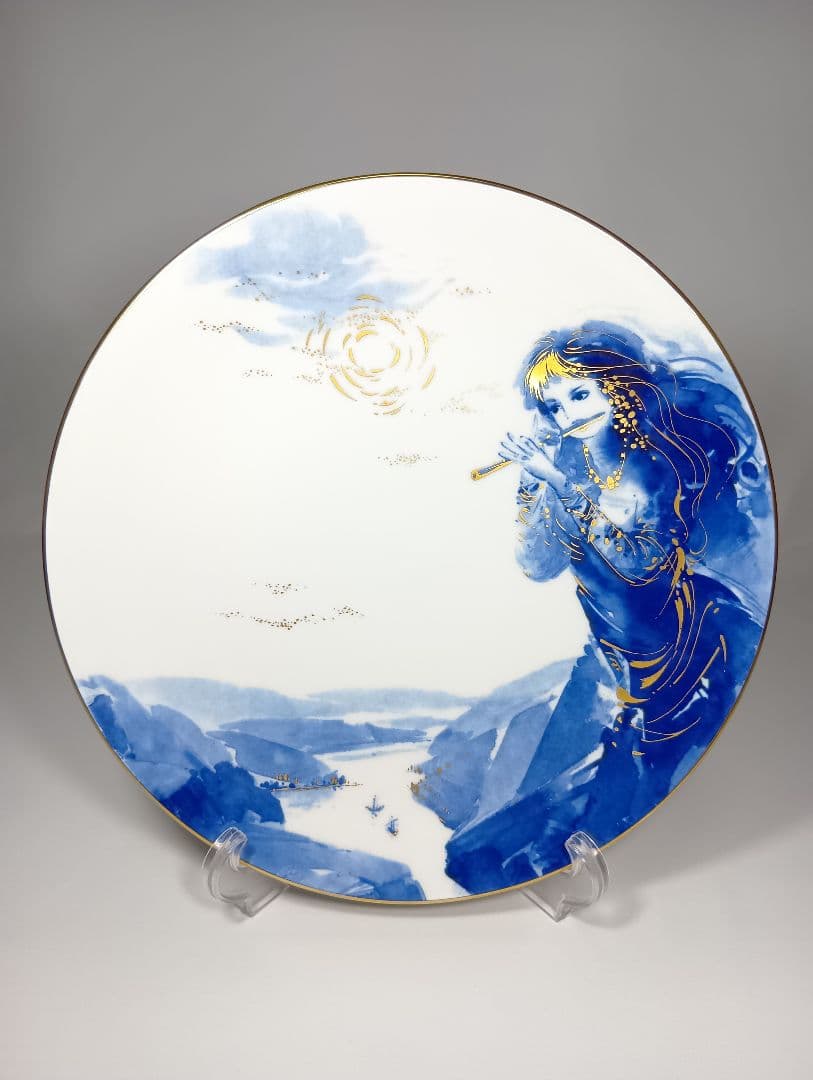 マイセン イヤープレート 2001年 ローレライ 美品 飾り皿 皿 オブジェ