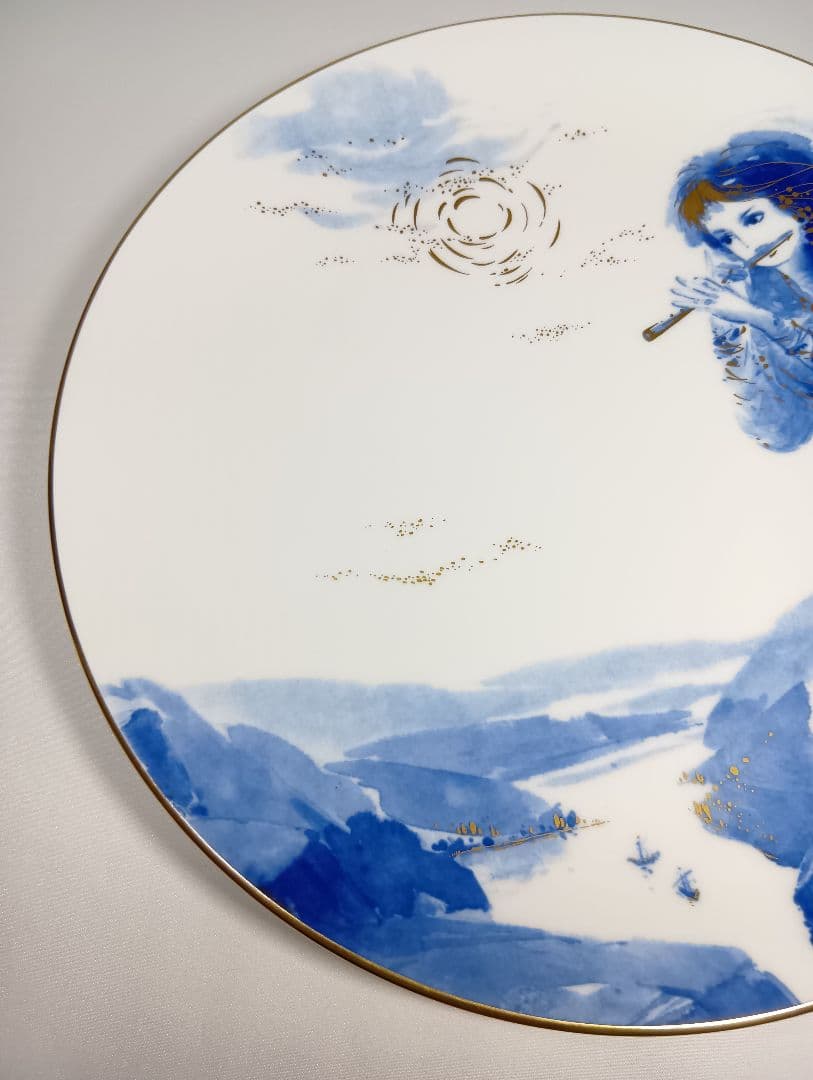 マイセン イヤープレート 2001年 ローレライ 美品 飾り皿 皿 オブジェ