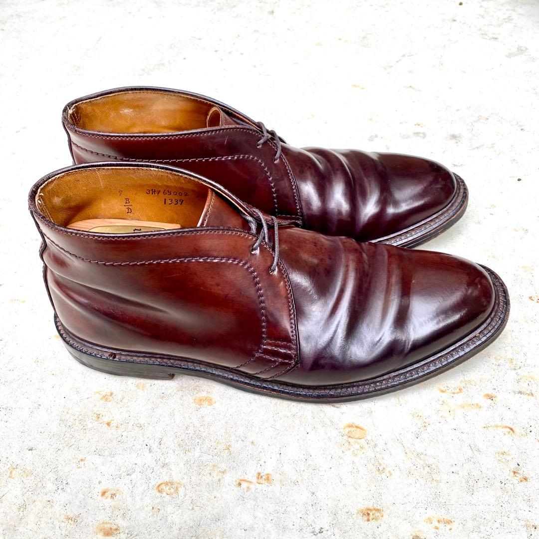 Alden1339★サイズ9D★コードバン★バーガンディ★チャッカブーツ