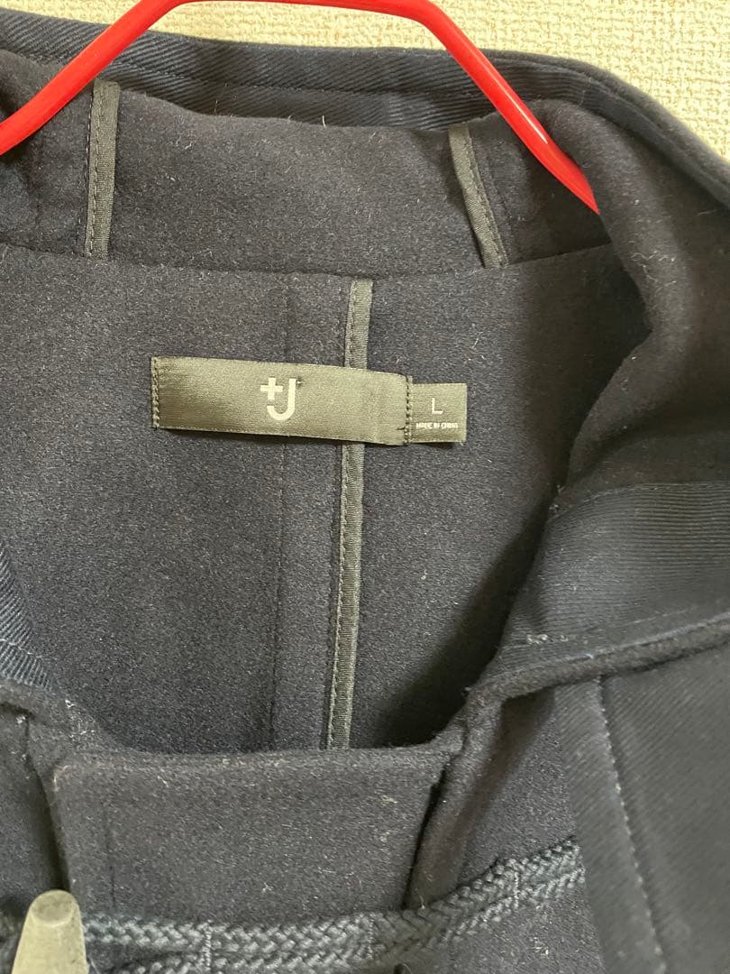 ユニクロ＋J　ウールオーバーサイズダッフルコート L サイズ　新品未使用