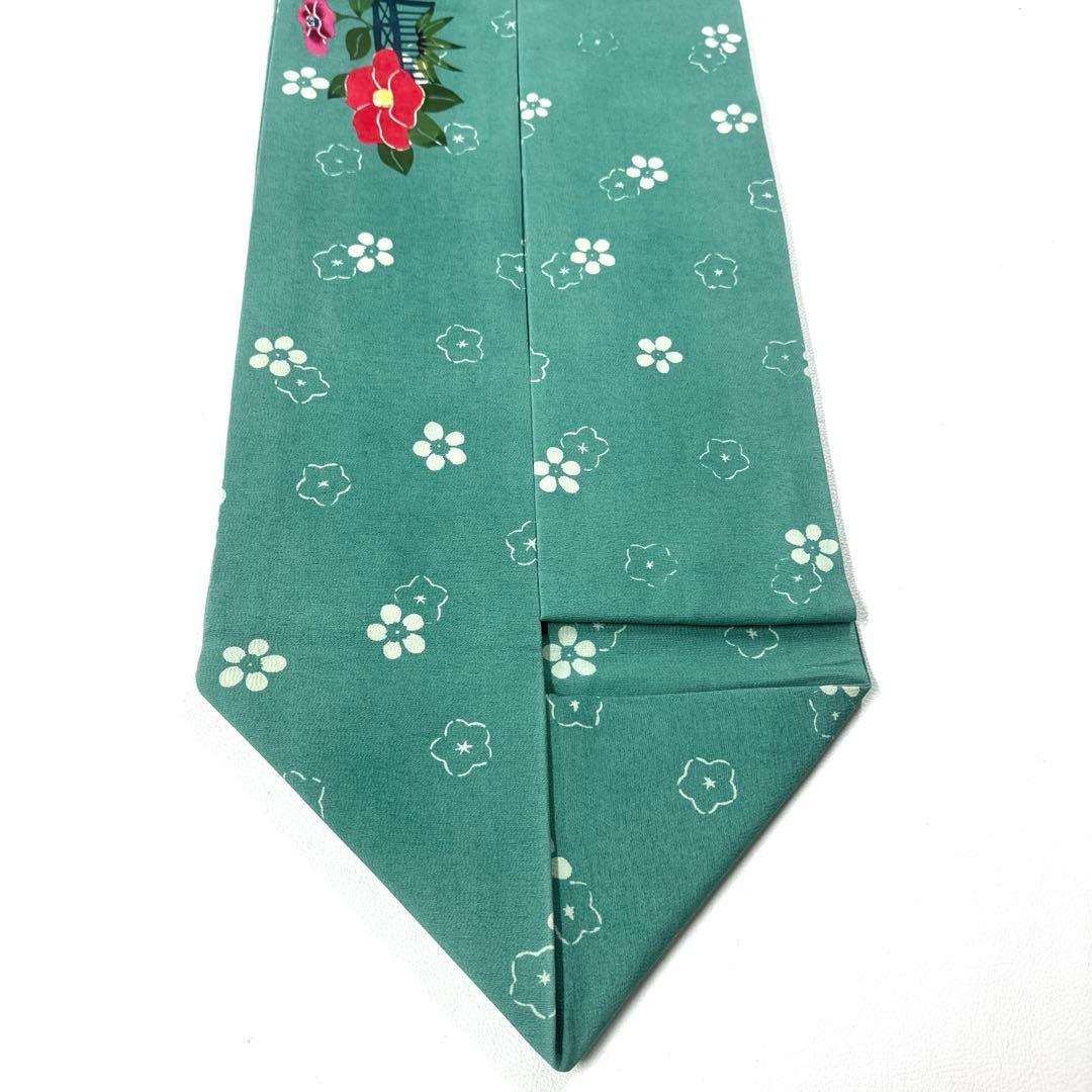 専用帯4965 ●沖縄県指定重要無形文化財 本場琉球紅型 高級 正絹 紬名古屋帯