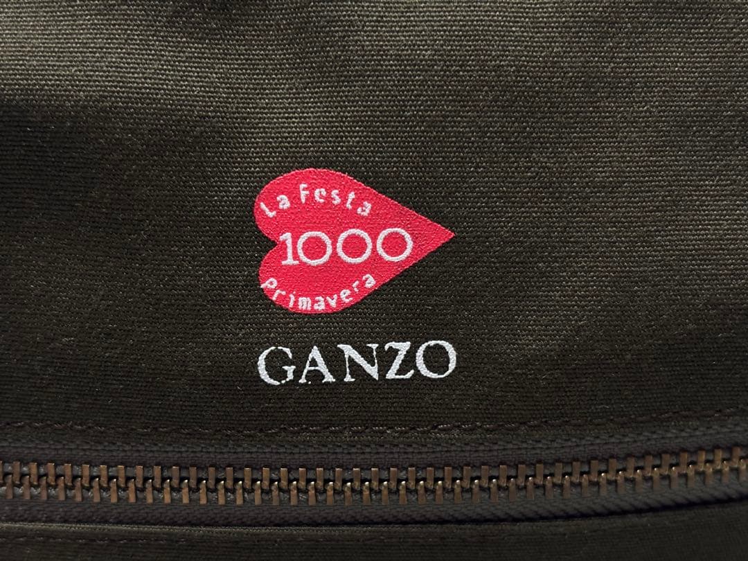 GANZO ボディバッグ オリーブ色　MILLE MIGLIA