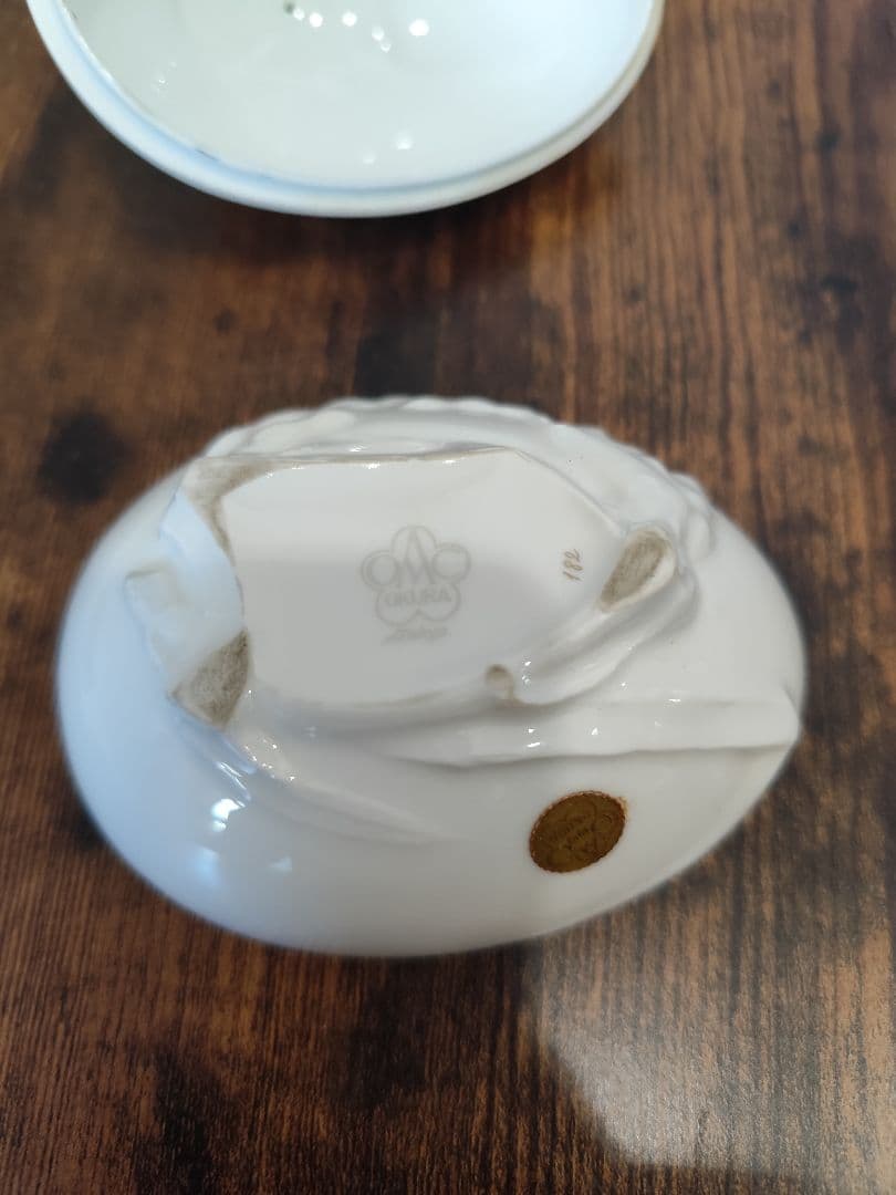 オールド　大倉陶園　ボンボニエール　ひよこ　卵　小物　Ｎｏ．入り