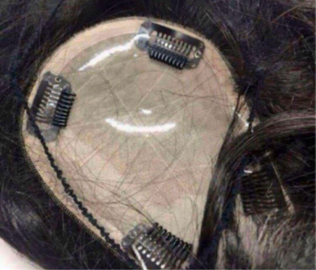 HairDre ヘアドレ　L② 人毛100%ウィッグ　ダークブラウン黒茶