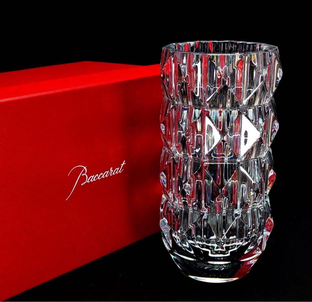 【新品未使用】バカラ ルクソール 花瓶 クリアカラー