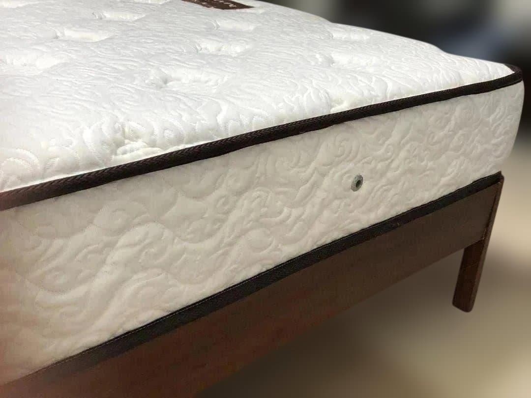 マナベインテリアハーツ とダブルマットレスとベッドフレーム セット　1215-1