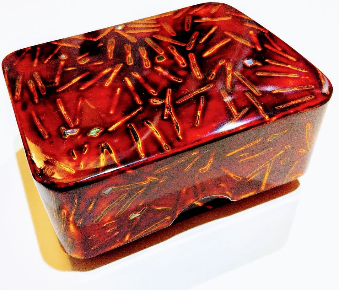 伝統工芸　若狭塗　螺鈿　小箱　慶州（本間慶一郎 氏）