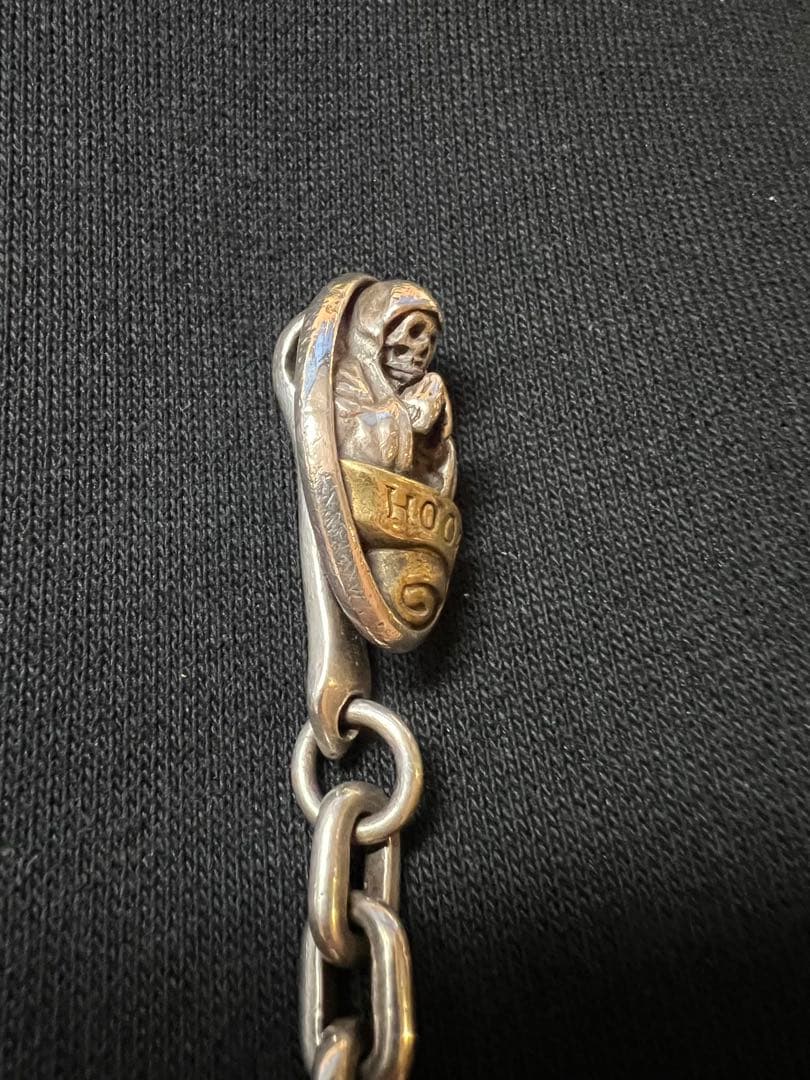 ケルトアンドコブラ キーチェーン 美品 HOOK ケルト＆コブラ シルバー 真鍮