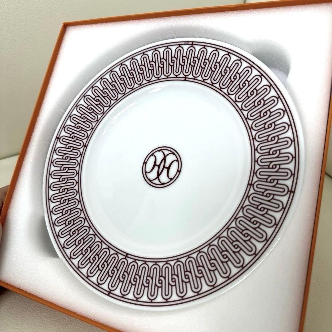 限界価格 未使用品 エルメス Hデコ アッシュ デコルージュ プレート